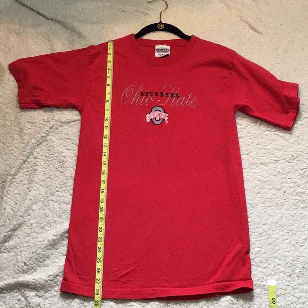🌴Vintage 🏈 Ohio State Buckeyes Long T-Shirt, ladies size tee - Picture 6 of 8